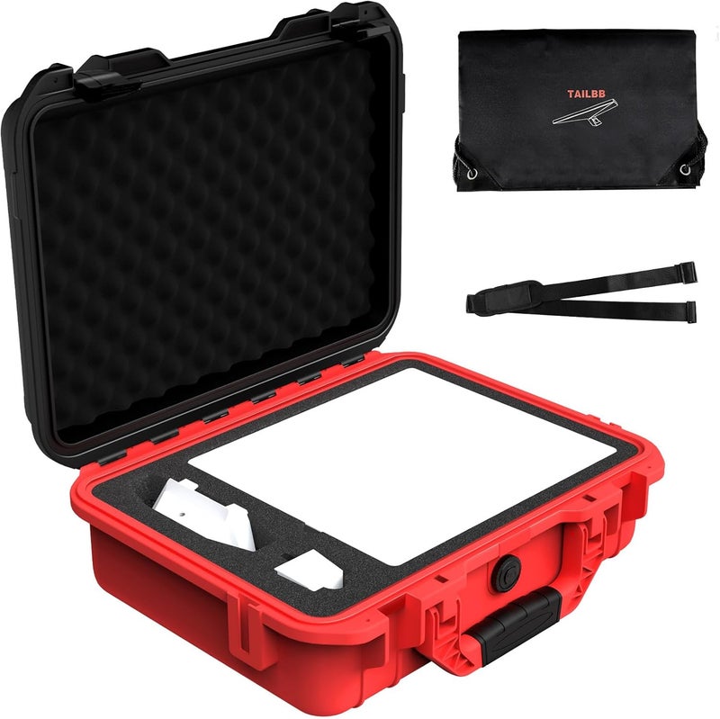 TAILBB for Starlink Mini Case, Starlink Mini Accessories Kit Gen 4 Waterproof Black & Red Design Hard Case,Waterproof Pouch Bag & Shoulder Strap,Ideal for Travel, RV, Camping,Backpack Carrying Storage Mount - Image 1